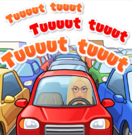 voitures-qui-klaxonnent-dans-un-embouteillage